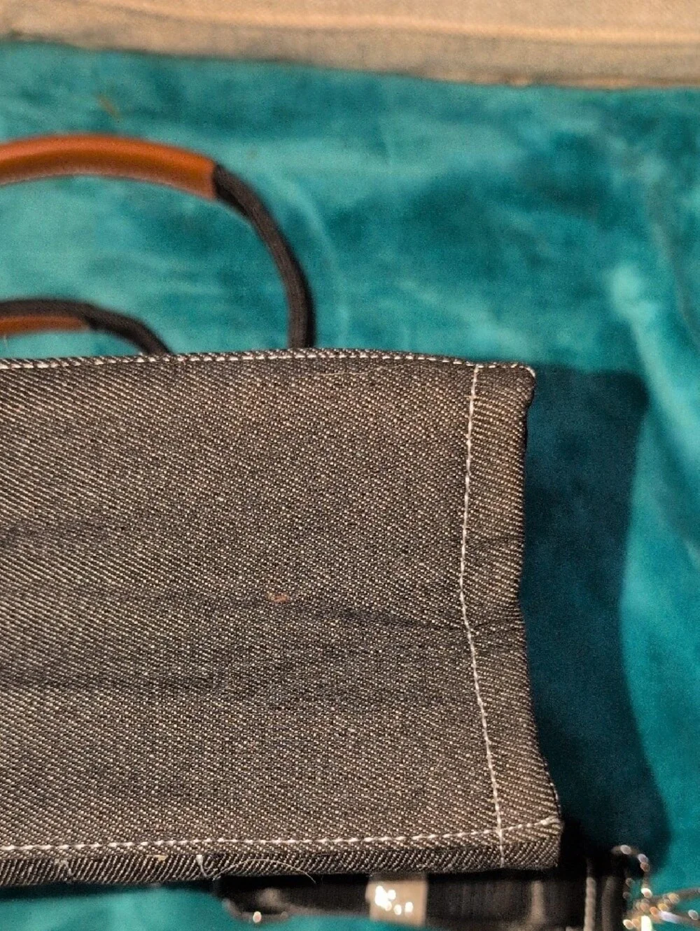 Black Canvas 'The Tote Bag' Tote With Crossbody Strap - NWT